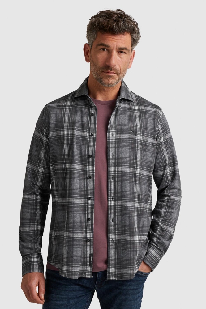 Vanguard grijze heren overhemd | Model vooraanzicht