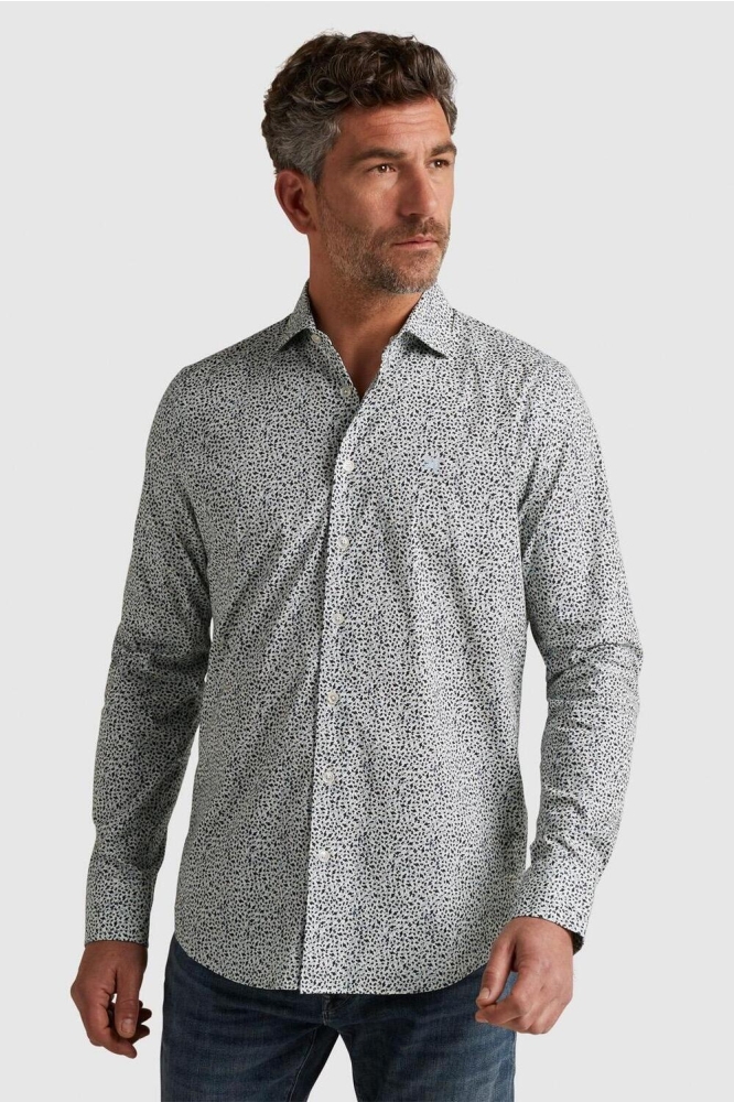 Vanguard witte heren overhemd | Model vooraanzicht