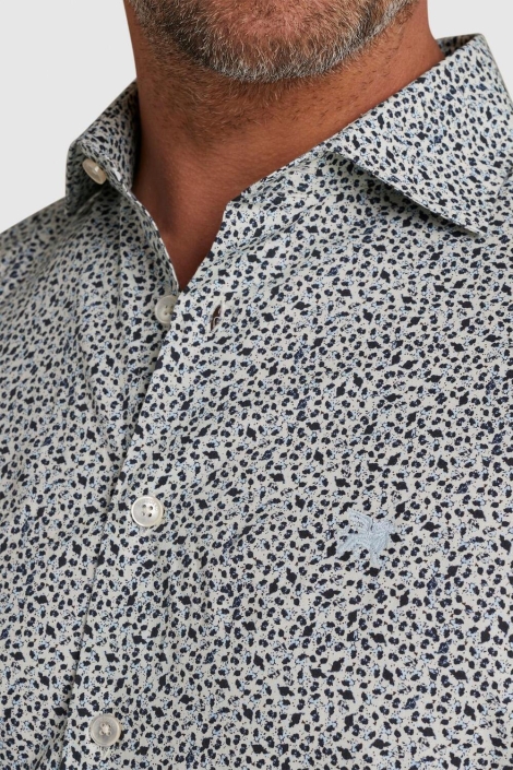 Vanguard witte heren overhemd | Close up