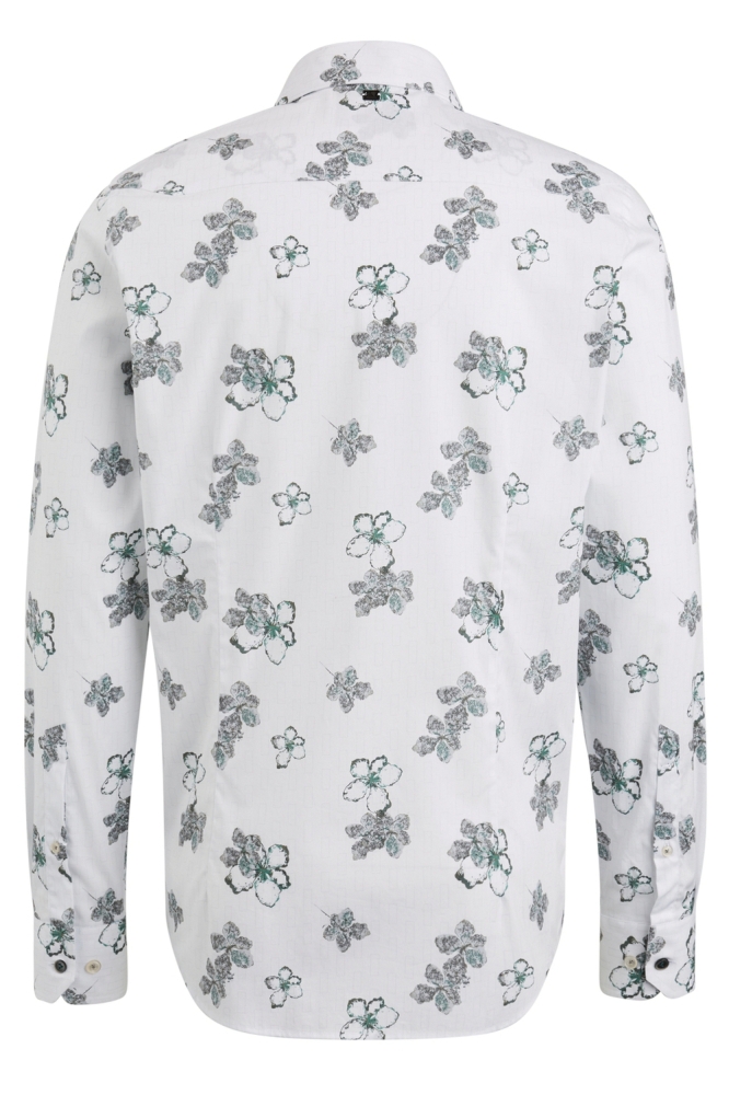 Vanguard witte heren overhemd | Achteraanzicht