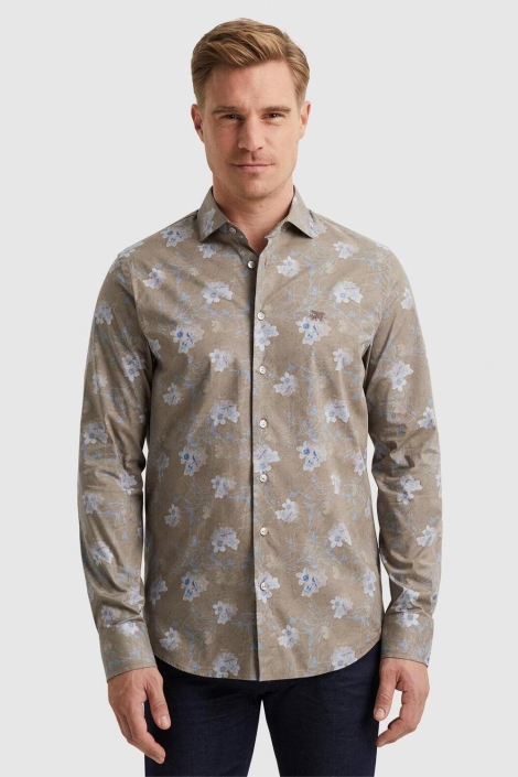 Vanguard groene heren overhemd | Model vooraanzicht