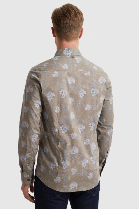 Vanguard groene heren overhemd | Model achteraanzicht