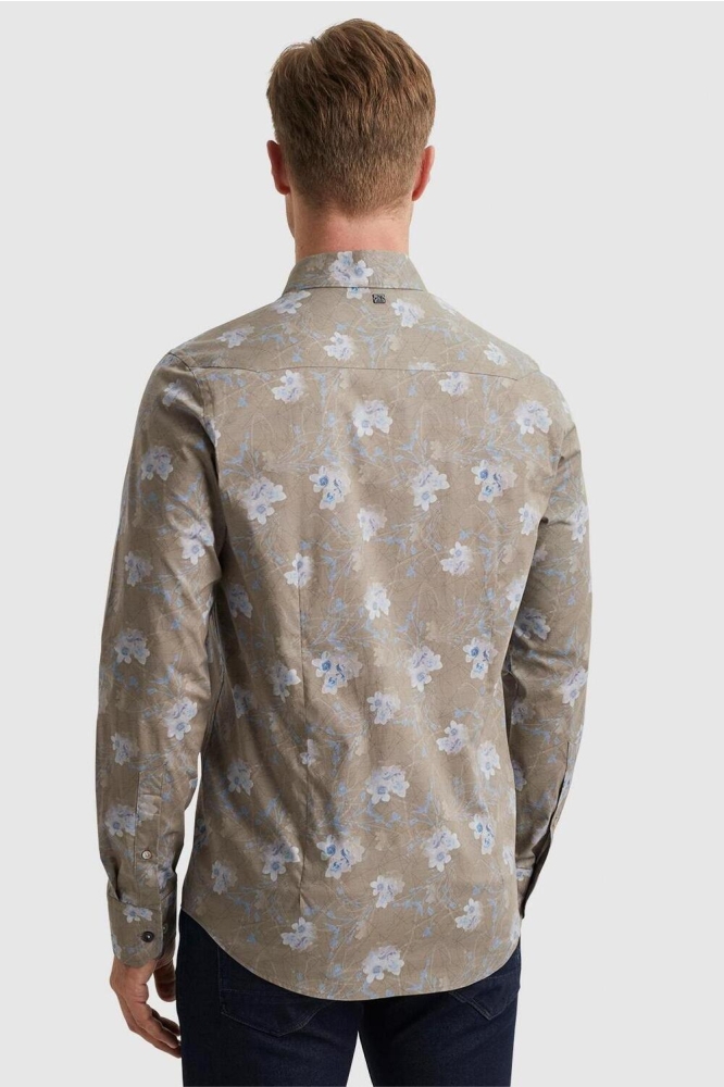 Vanguard groene heren overhemd | Model achteraanzicht