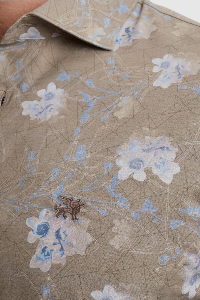 Vanguard groene heren overhemd | Close up