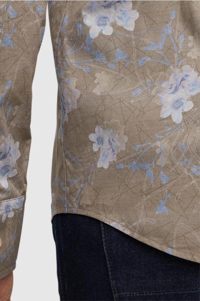 Vanguard groene heren overhemd | Close up