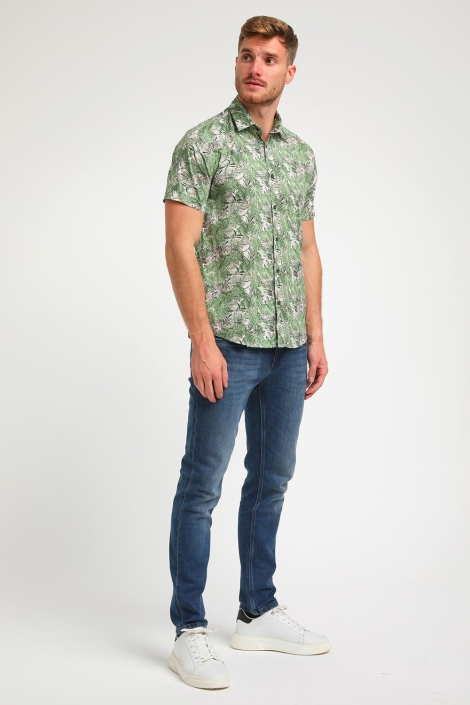 Gabbiano groene heren overhemd | Model