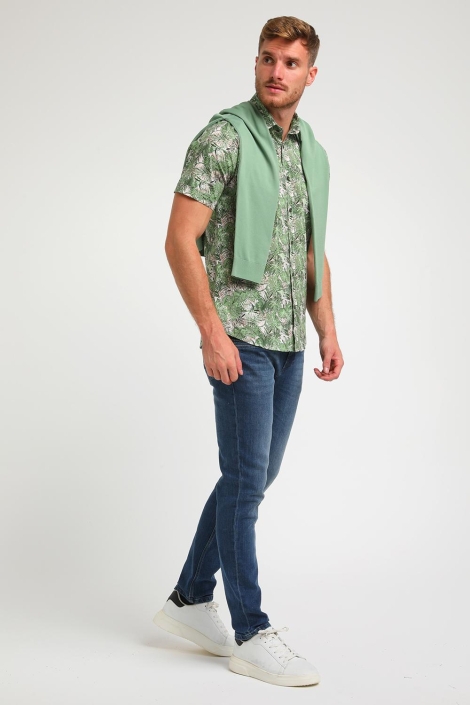 Gabbiano groene heren overhemd | Model