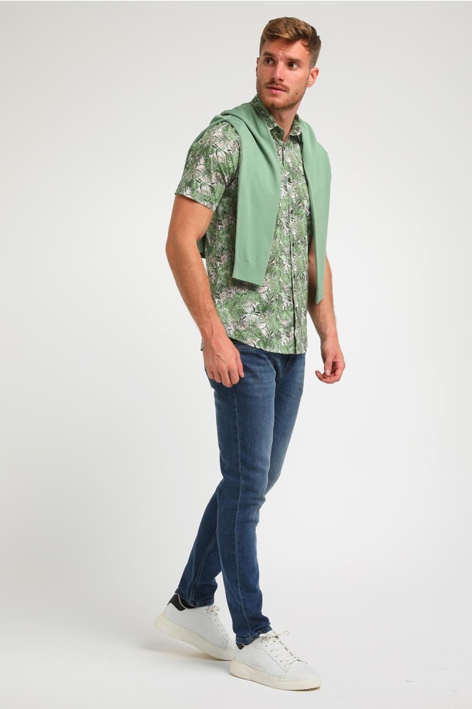 Gabbiano groene heren overhemd | Model