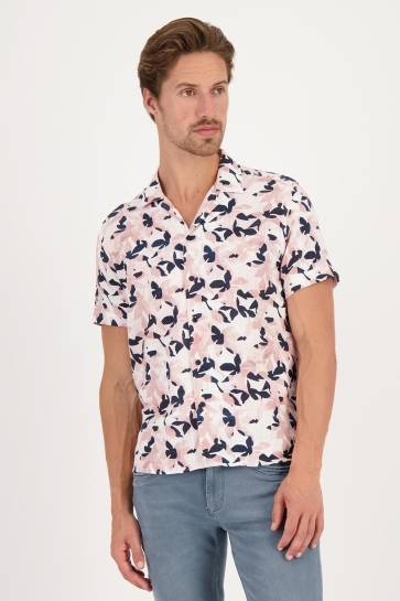 Gabbiano Overhemd OPEN KRAAG OVERHEMD MET FLORAL PRINT 334931 719 dusty coral