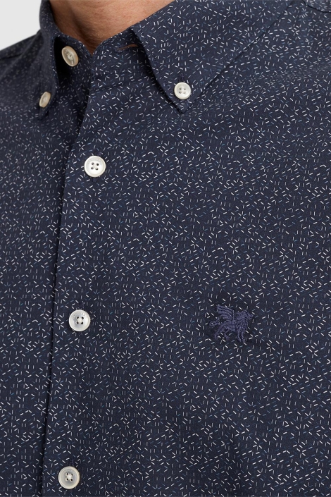 Vanguard blauwe heren overhemd | Close up