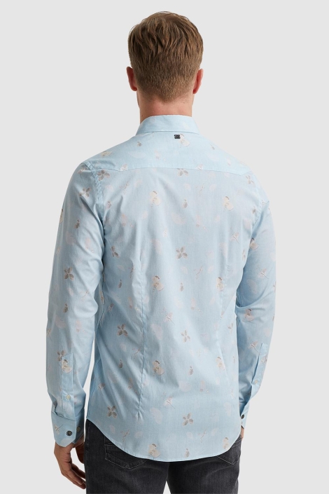 Vanguard blauwe heren overhemd | Model achteraanzicht