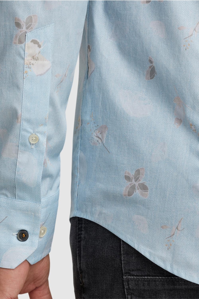 Vanguard blauwe heren overhemd | Close up