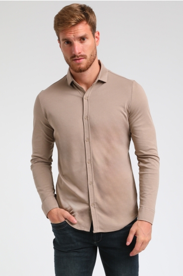 Gabbiano Overhemd PREMIUM OVERHEMD 333510 4445 taupe