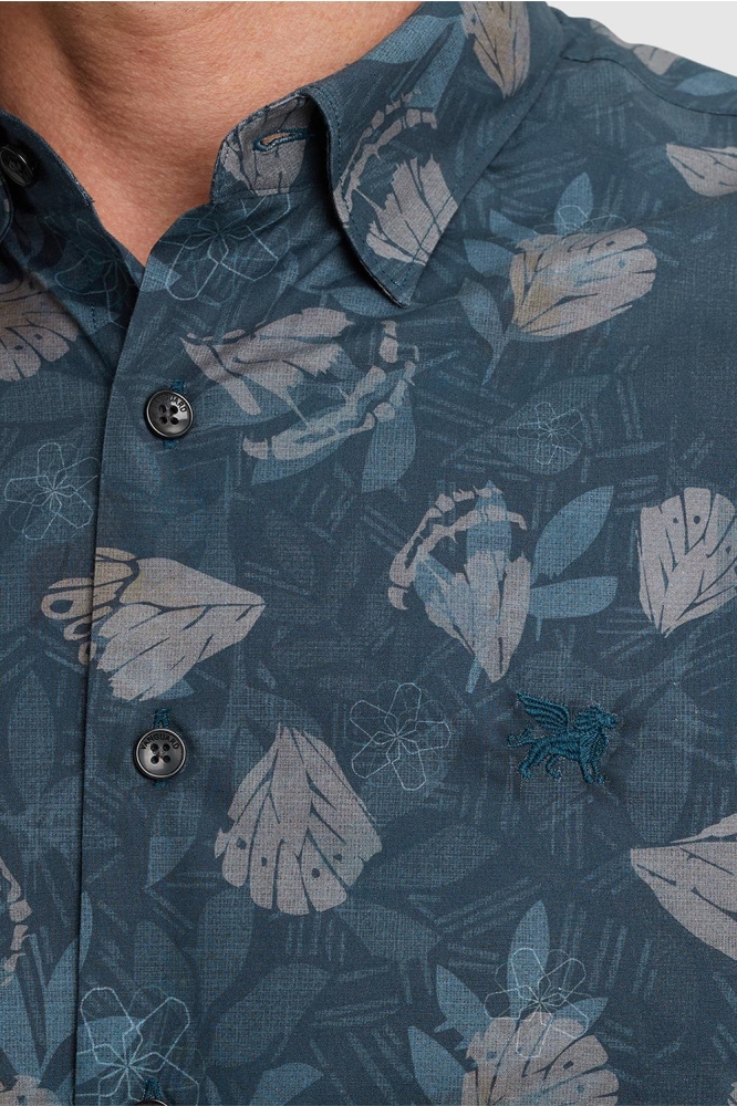 Vanguard blauwe heren overhemd | Close up