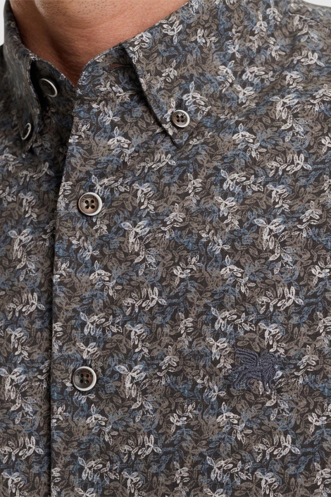 Vanguard blauwe heren overhemd | Close up