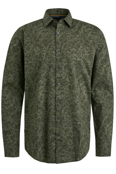 PME legend groene heren overhemd | Vooraanzicht
