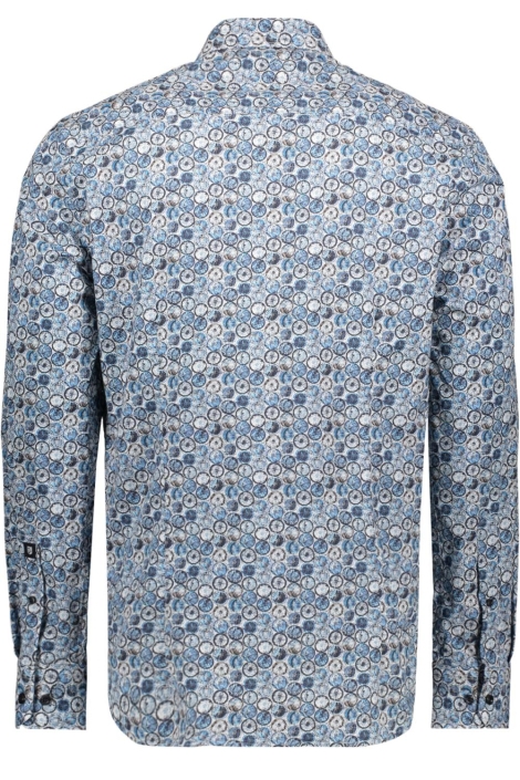 State of Art blauwe heren overhemd | Achteraanzicht