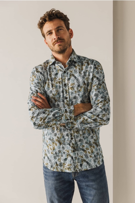 State of Art witte heren overhemd | Vooraanzicht