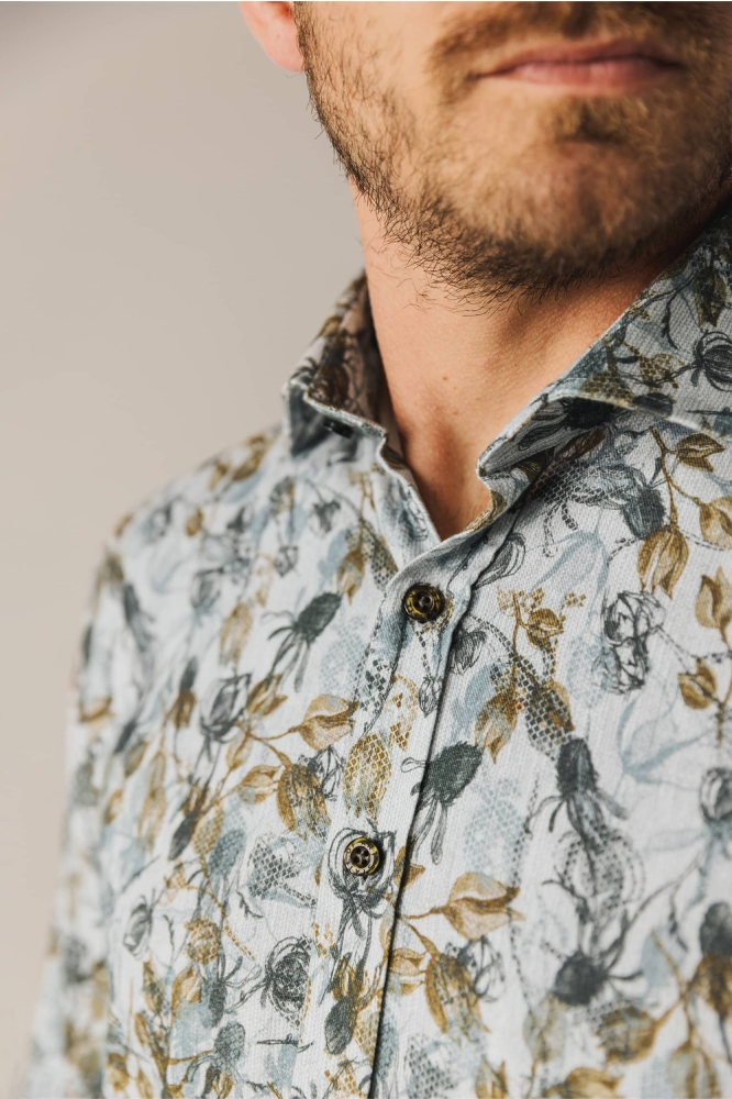 State of Art witte heren overhemd | Close up