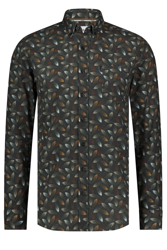 State of Art grijze heren overhemd | Vooraanzicht