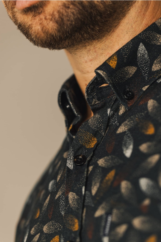 State of Art grijze heren overhemd | Close up