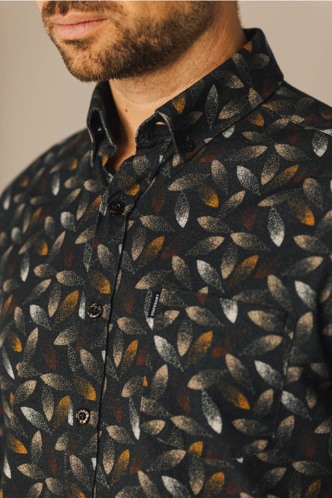 State of Art grijze heren overhemd | Close up