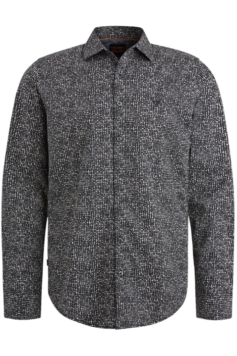 PME legend zwarte heren overhemd | Vooraanzicht