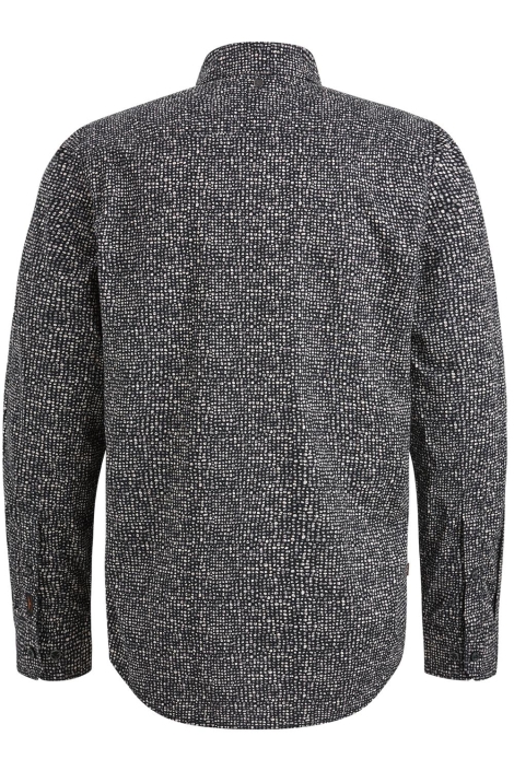 PME legend zwarte heren overhemd | Achteraanzicht