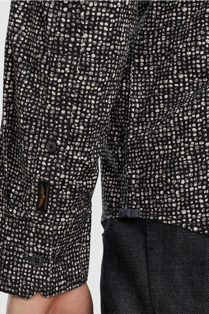 PME legend zwarte heren overhemd | Close up