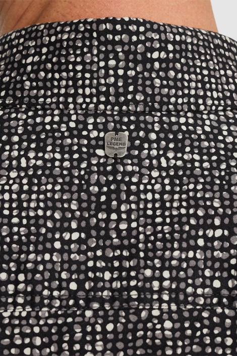 PME legend zwarte heren overhemd | Close up