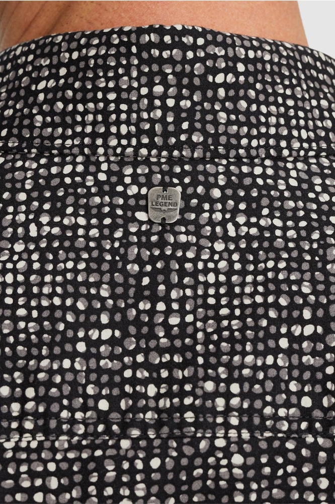 PME legend zwarte heren overhemd | Close up