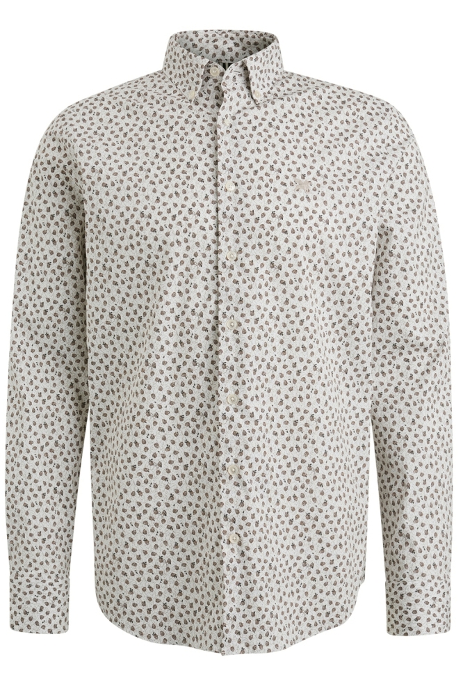 Vanguard ecru heren overhemd | Vooraanzicht