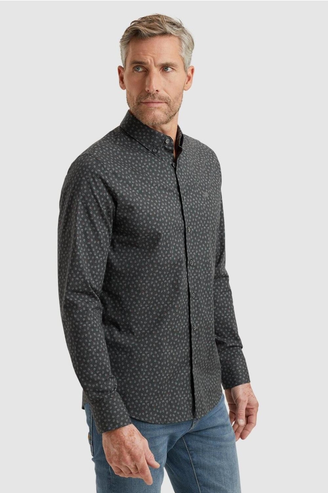 Vanguard blauwe heren overhemd | Model zijaanzicht