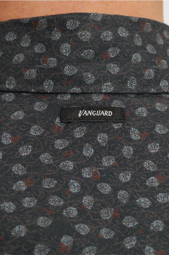 Vanguard blauwe heren overhemd | Close up