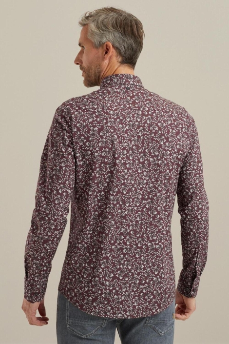 Vanguard bruine heren overhemd | Model achteraanzicht