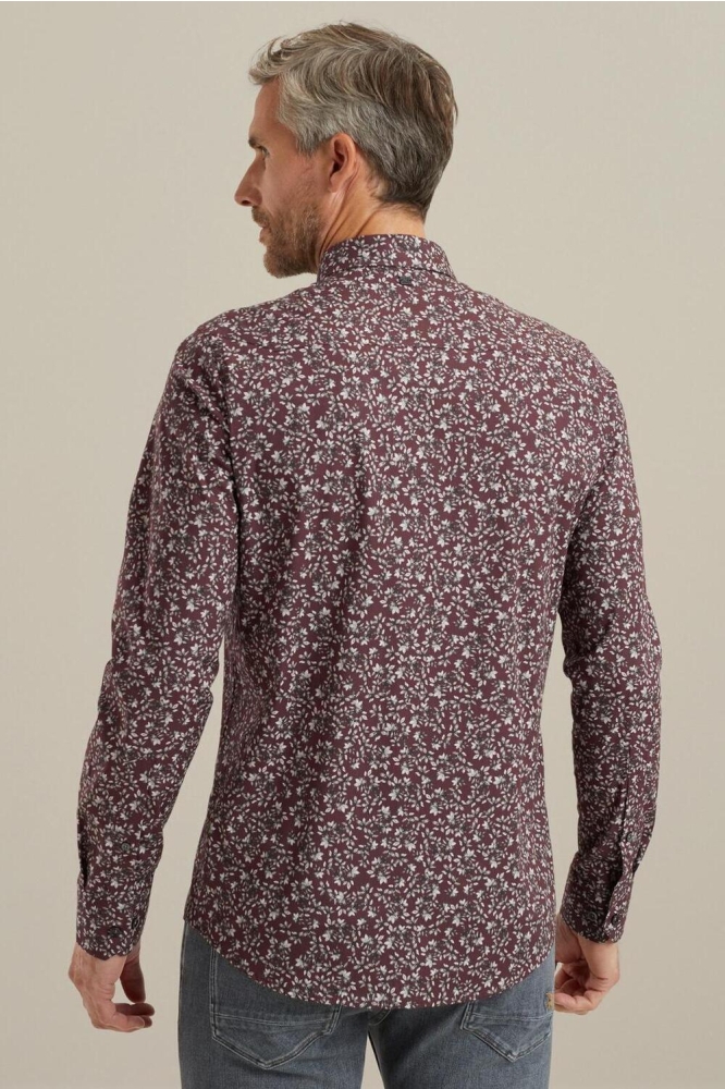 Vanguard bruine heren overhemd | Model achteraanzicht