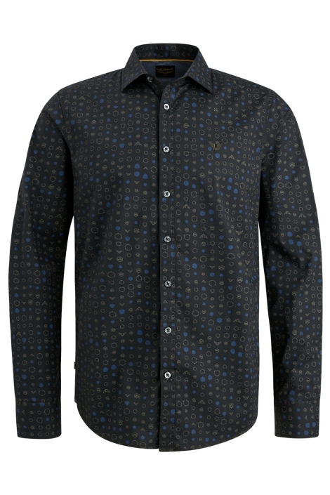 PME legend zwarte heren overhemd | Vooraanzicht