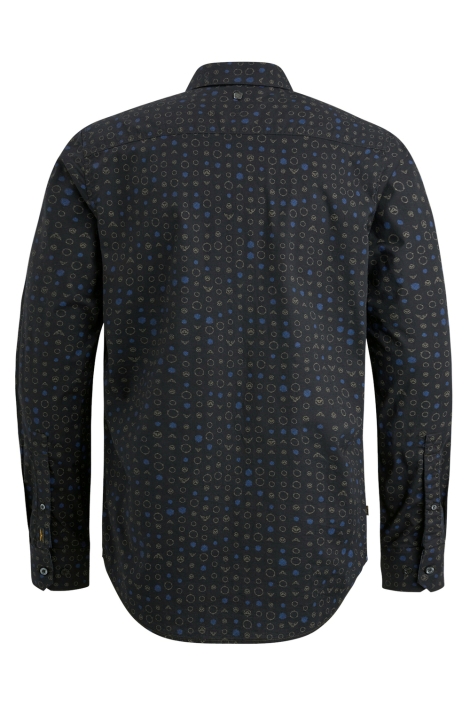 PME legend zwarte heren overhemd | Achteraanzicht