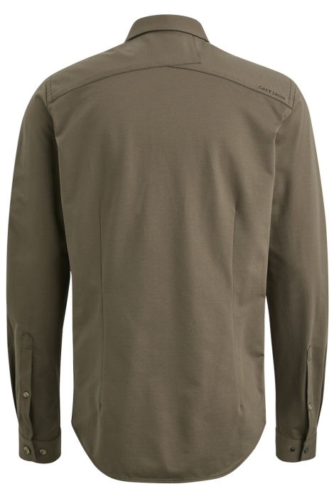 Cast Iron groene heren overhemd | Achteraanzicht