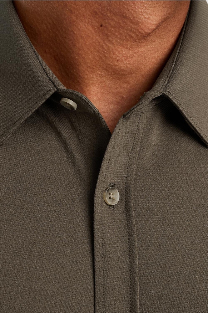 Cast Iron groene heren overhemd | Close up