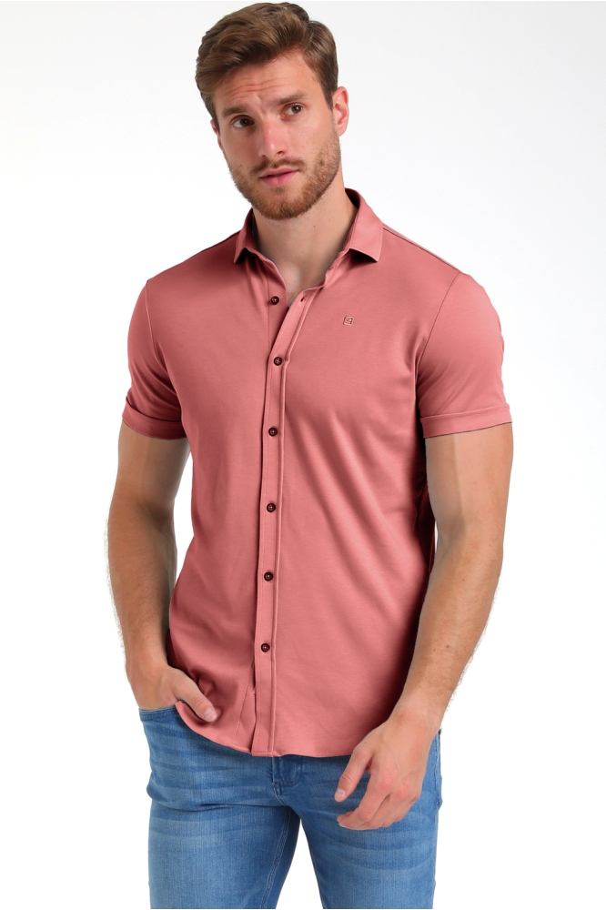 Gabbiano oranje heren overhemd | Model vooraanzicht