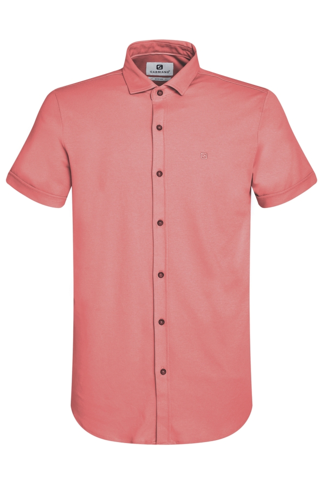 Gabbiano oranje heren overhemd | Vooraanzicht