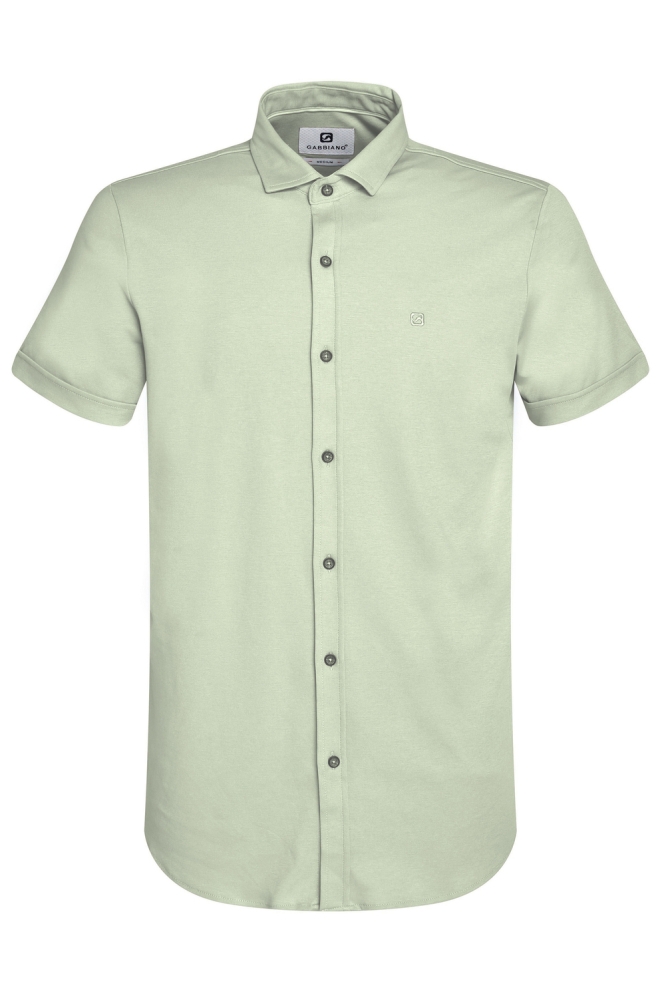 Gabbiano groene heren overhemd | Vooraanzicht