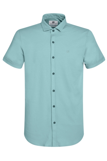 Gabbiano JERSEY KORTE MOUWEN OVERHEMD 335934 OCEAN BLUE