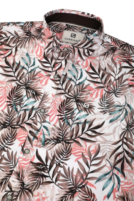 Gabbiano beige heren overhemd | Kleurstaal