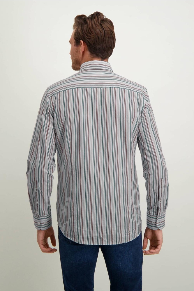 State of Art witte heren overhemd | Model achteraanzicht