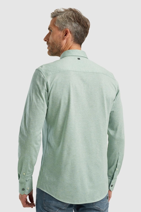 Vanguard groene heren overhemd | Model achteraanzicht