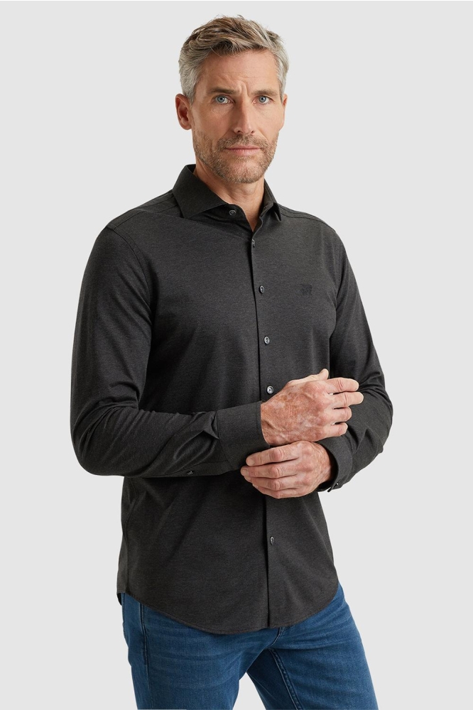 Vanguard grijze heren overhemd | Model vooraanzicht