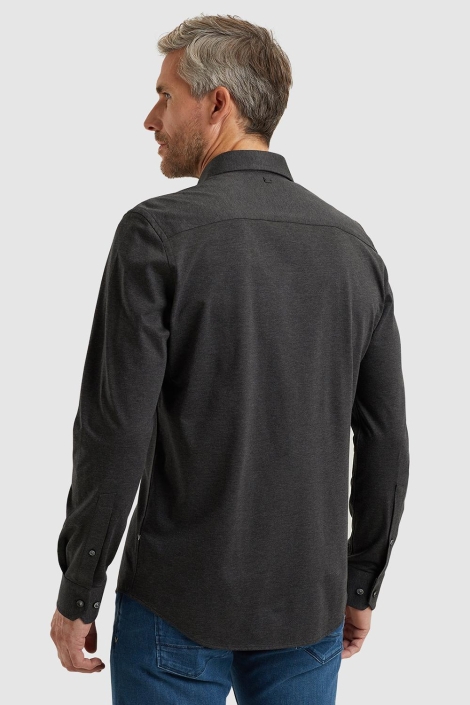 Vanguard grijze heren overhemd | Model achteraanzicht