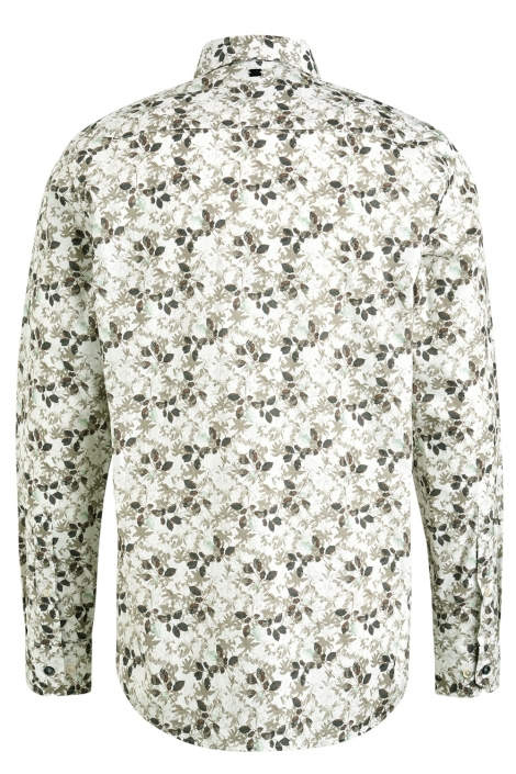 Vanguard beige heren overhemd | Achteraanzicht